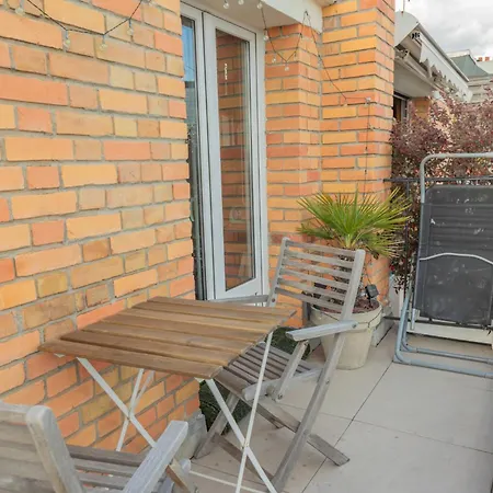 Avec Terrasse Agréable, Métro Paris20 Appartamento Parigi